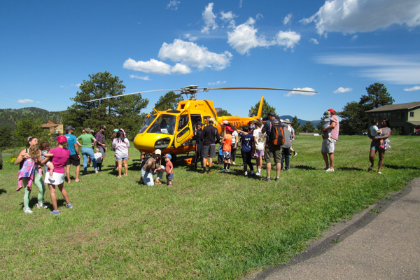 Helicopter Rides at the Pancake Breakfast