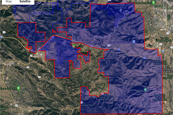 FFR District Boundaries - Satellite View