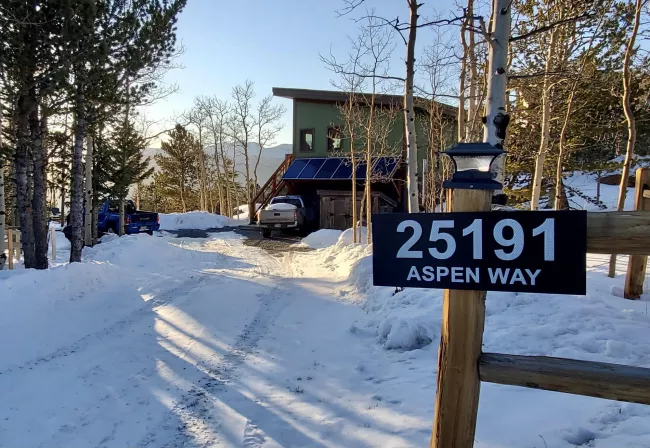 Address Sign Photo